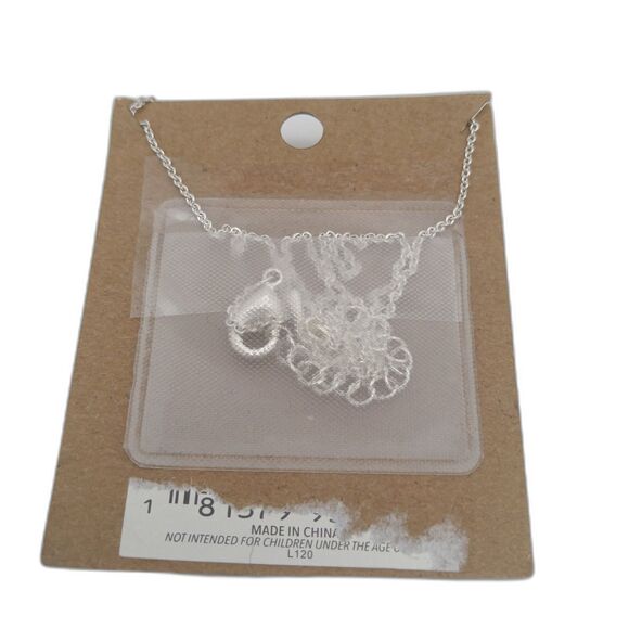 Natural Elements Silver Enameled Tree Necklace - Picture 3 of 4